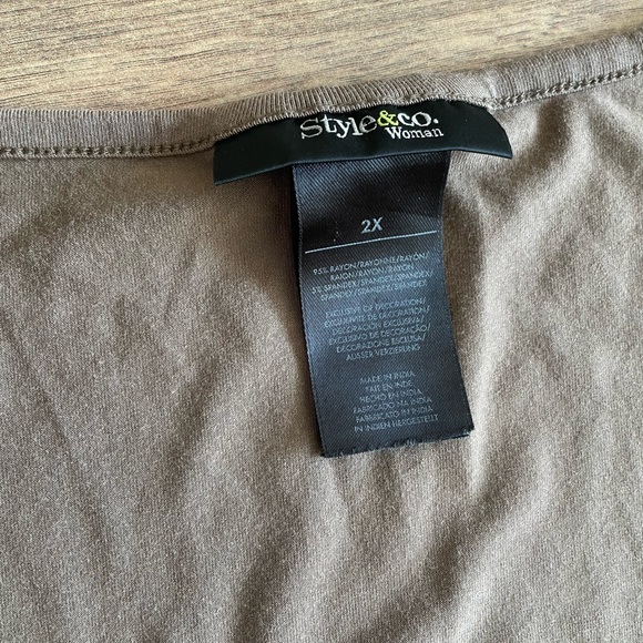 Style & Co beaded tunic - Picture 5 of 8